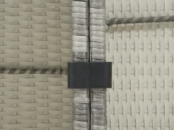 Set di divani angolari da giardino 4 posti AVOLA Lato Sinistro Rattan sintetico (PE) Grigio