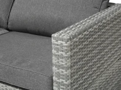 Set di divani angolari da giardino 4 posti AVOLA Lato Sinistro Rattan sintetico (PE) Grigio