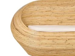 Set di divani da giardino 4 posti MAIORI Rattan Naturale