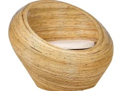 Set di divani da giardino 4 posti MAIORI Rattan Naturale