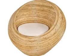 Set di divani da giardino 4 posti MAIORI Rattan Naturale
