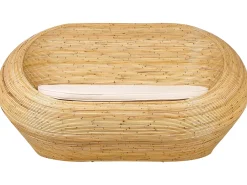 Set di divani da giardino 4 posti MAIORI Rattan Naturale