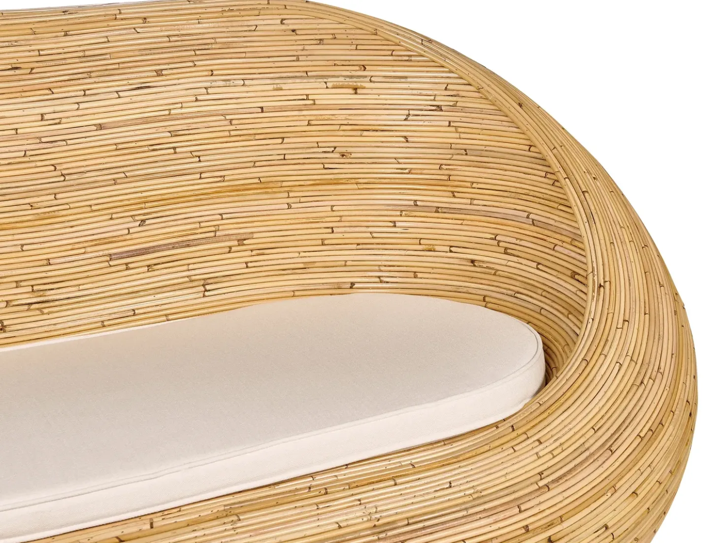 Set di divani da giardino 4 posti MAIORI Rattan Naturale