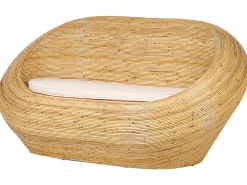 Set di divani da giardino 4 posti MAIORI Rattan Naturale