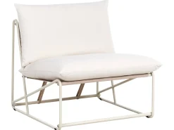 Set di divani da giardino 4 posti PICO Metallo Beige chiaro