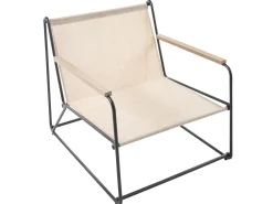 Set di divani da giardino 5 posti VENARIA con tavoli Metallo Beige/Nero