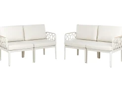 Set di divani da giardino 4 posti ERICHE Beige chiaro