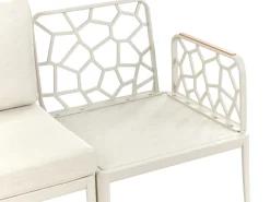 Set di divani da giardino 4 posti ERICHE Beige chiaro