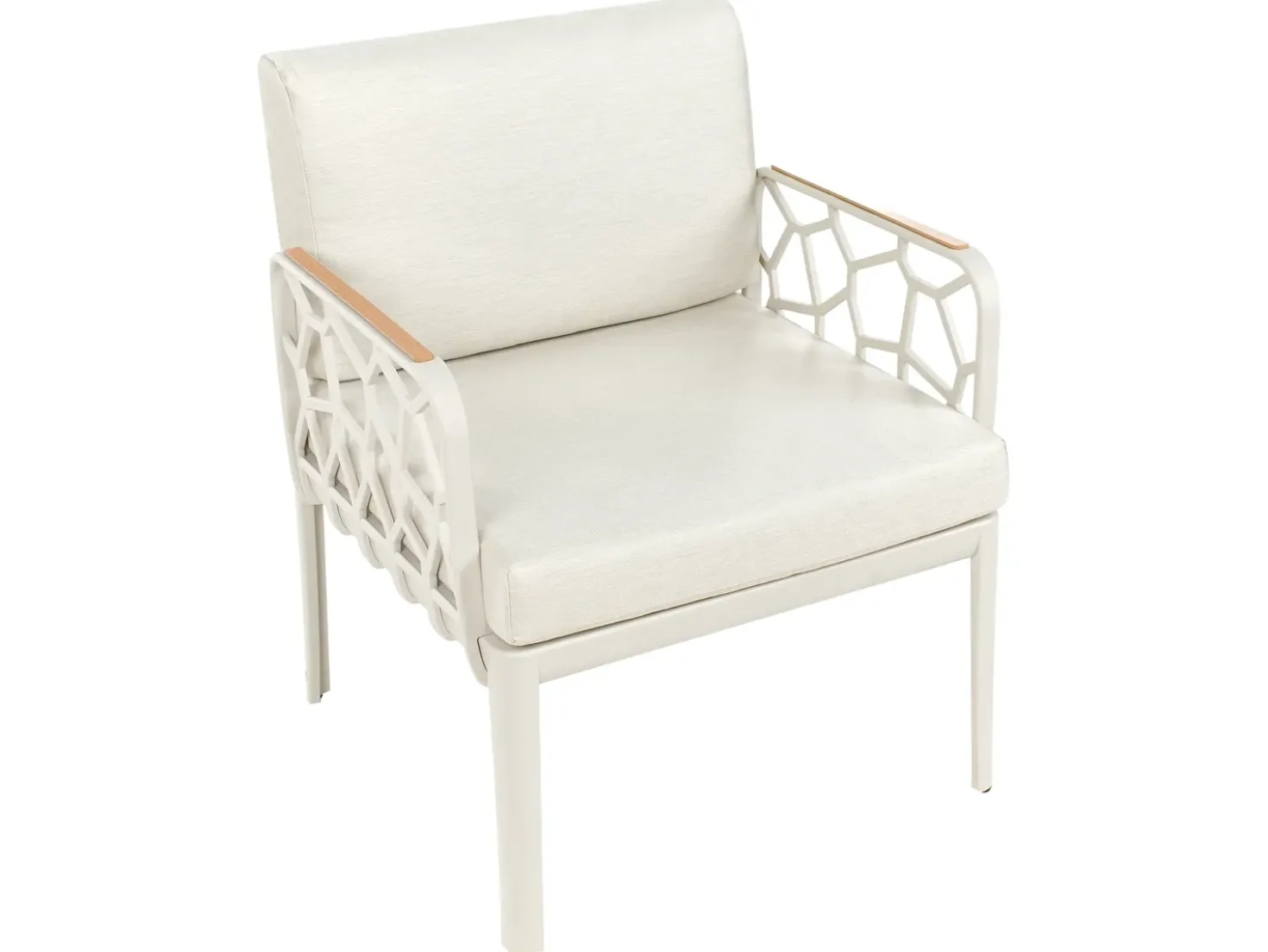 Set di divani da giardino 4 posti ERICHE Beige chiaro