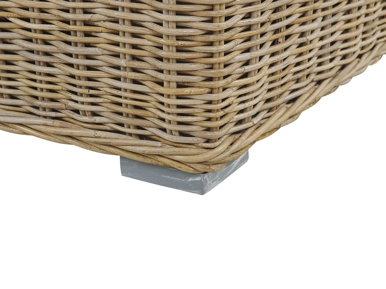 Set di divani da giardino 4 posti ARDEA Rattan Marrone chiaro