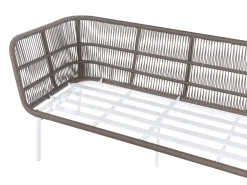 Set di divani da giardino 7 posti ROBELLA con tavoli Beige