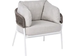 Set di divani da giardino 7 posti ROBELLA con tavoli Beige