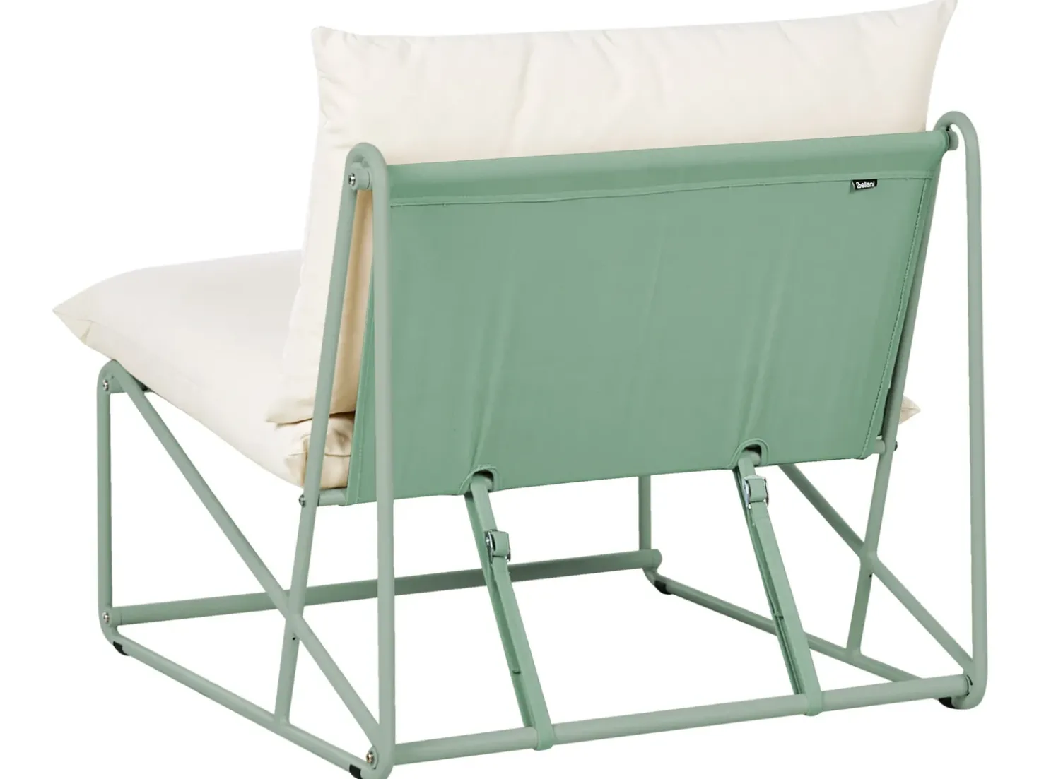 Set di divani da giardino 4 posti PICO Metallo Verde