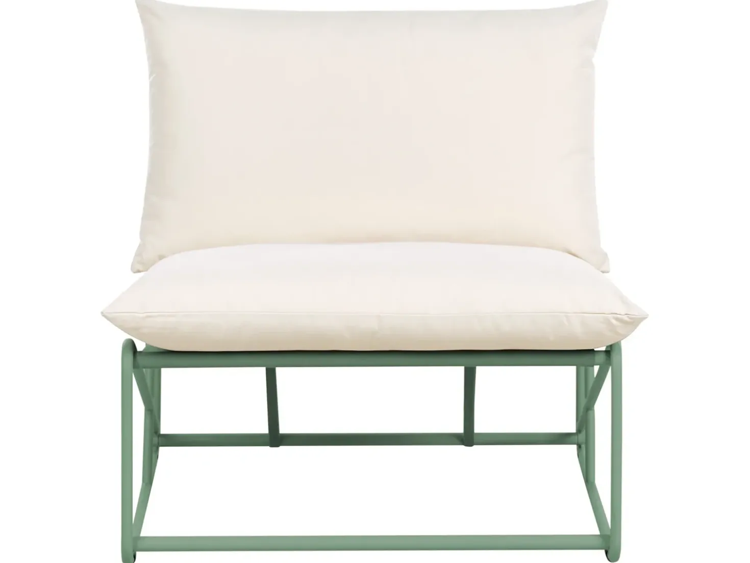 Set di divani da giardino 4 posti PICO Metallo Verde