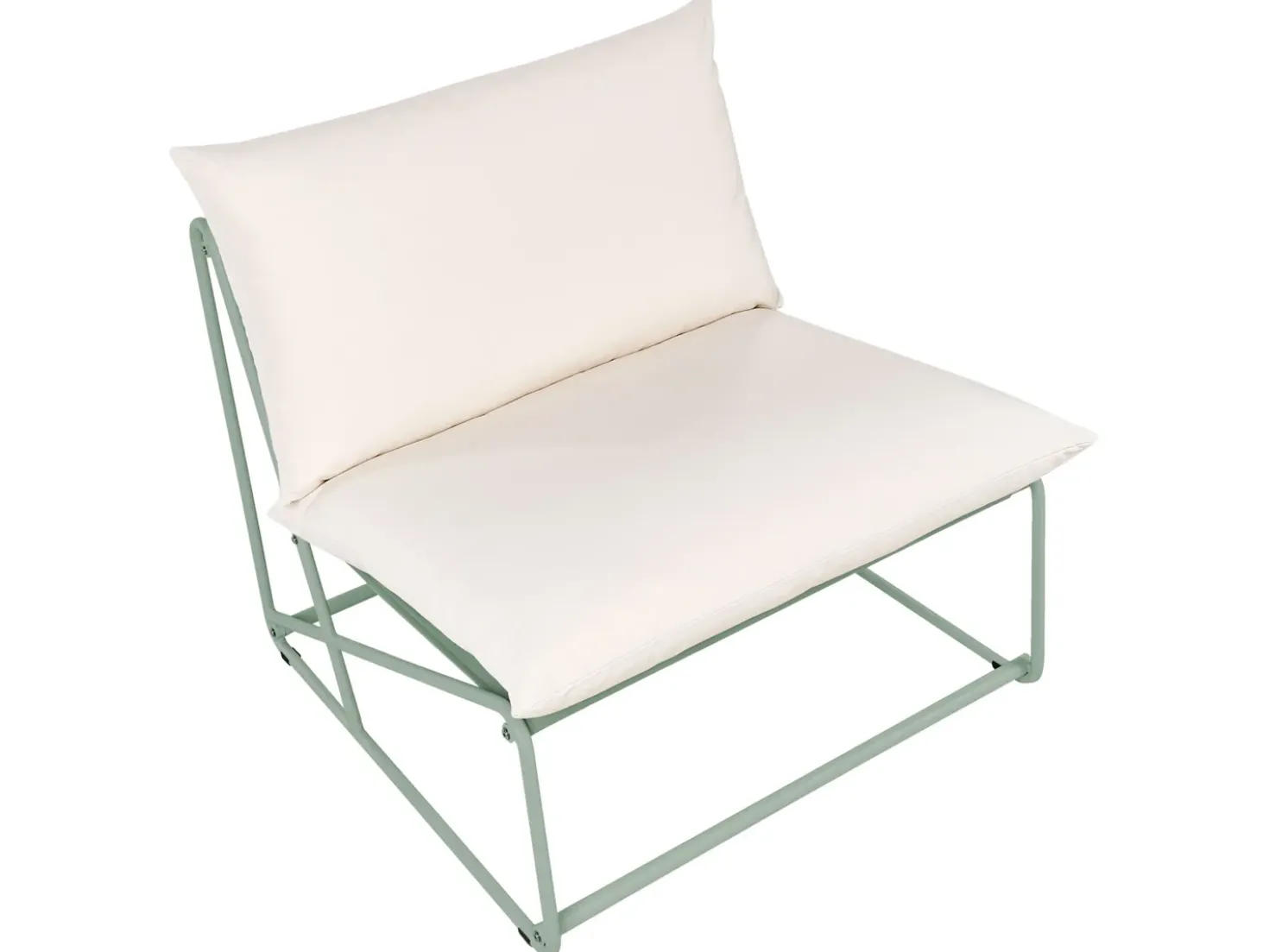 Set di divani da giardino 4 posti PICO Metallo Verde