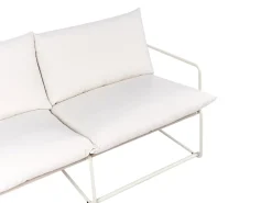 Set di divani da giardino 4 posti PONTE Metallo Beige chiaro