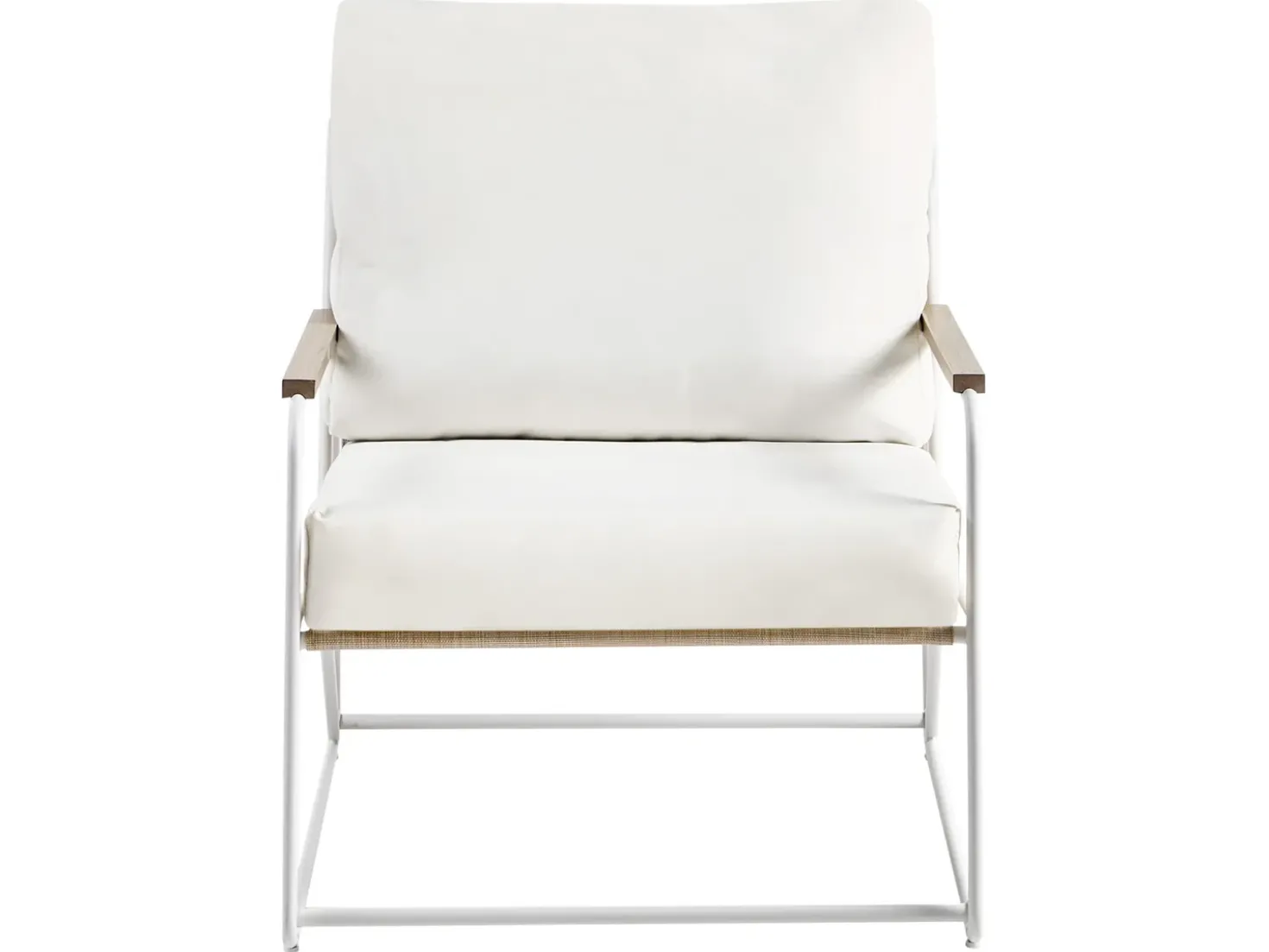 Set di divani da giardino 5 posti VENARIA con tavoli Metallo Beige/Bianco