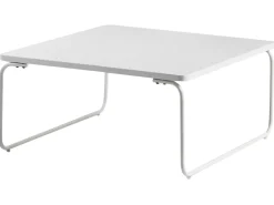 Set di divani da giardino 5 posti VENARIA con tavoli Metallo Beige/Bianco