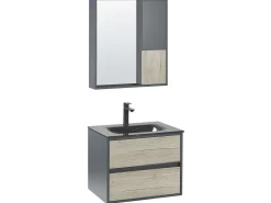 Set di mobili da bagno TERUEL Grigio