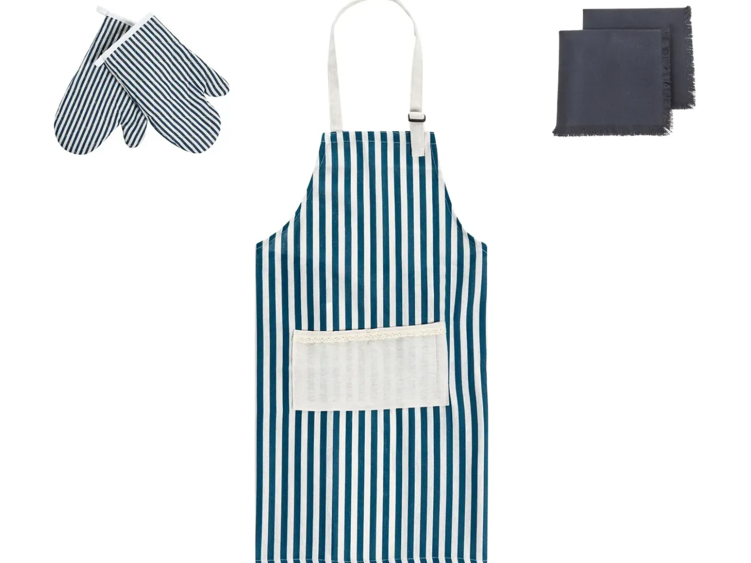 Set di Tessili da Cucina CUCUMIS Blu