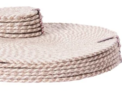 Set di tovagliette e sottobicchieri PIPTURUS Iuta Naturale