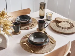 Set di tovagliette e sottobicchieri PEPPERBERRY Alghe marine Naturale