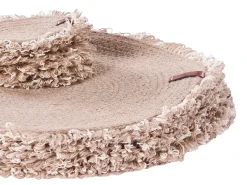 Set di tovagliette e sottobicchieri RIBBERY Iuta Naturale