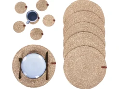 Set di tovagliette e sottobicchieri KUNZEA Alghe marine Naturale