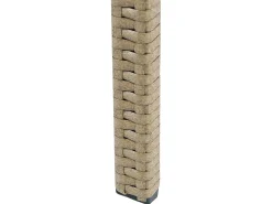 Set divani con tavolino MARSALA Rattan sintetico (PE) Marrone chiaro