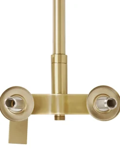 Set doccia con miscelatore e soffione a pioggia COLORADA Oro