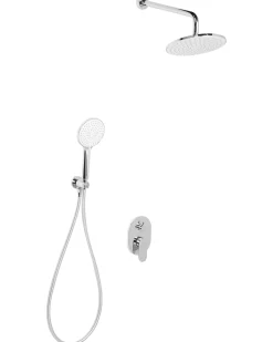 Set doccia da incasso con soffione a pioggia TINGUIRIRICA Argento