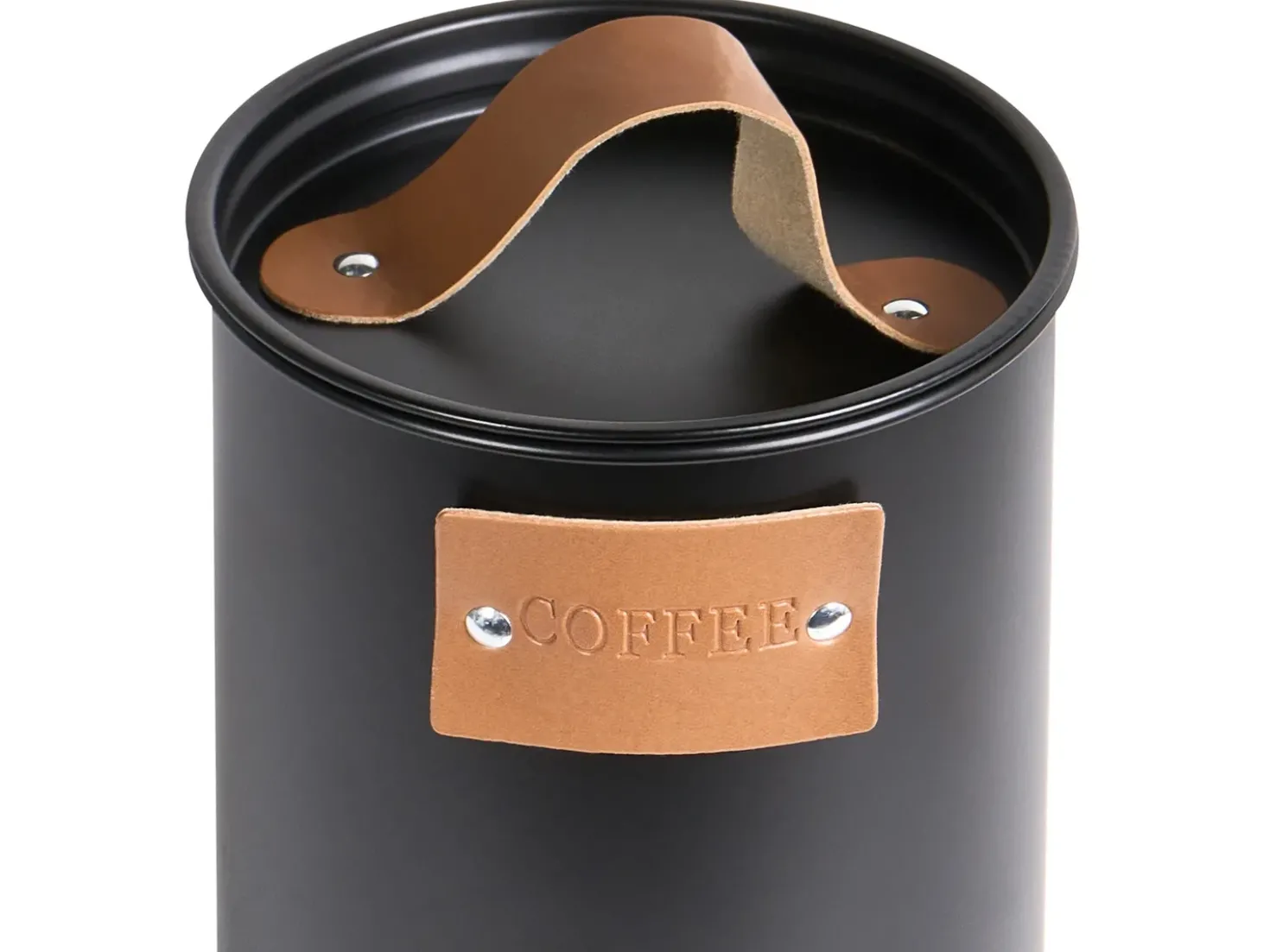 Set Portapane e Barattoli 4 Pezzi REVERIE Metallo Nero