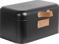 Set Portapane e Barattoli 4 Pezzi REVERIE Metallo Nero