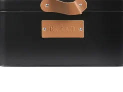 Set Portapane e Barattoli 4 Pezzi REVERIE Metallo Nero