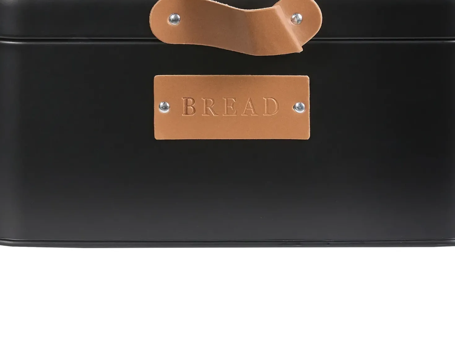 Set Portapane e Barattoli 4 Pezzi REVERIE Metallo Nero