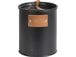 Set Portapane e Barattoli 4 Pezzi REVERIE Metallo Nero