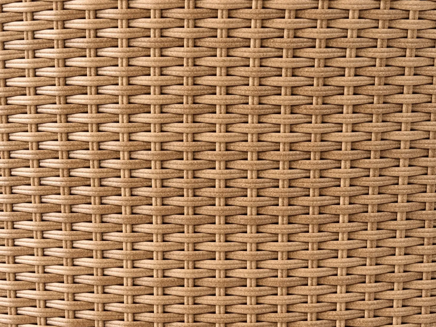 Set salotto da giardino con tavolo e pouf 2 posti PONZA Rattan sintetico (PE) Marrone