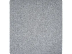 Set salotto da giardino con tavolo e pouf 5 posti NOLA Metallo Grigio