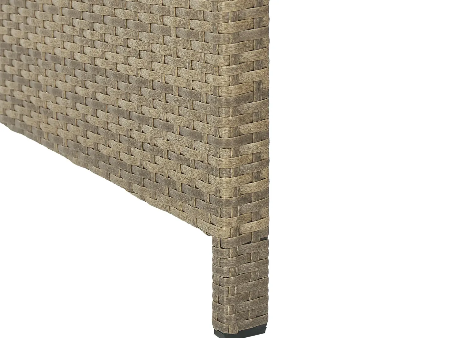 Set salotto da giardino con tavolo e pouf 5 posti FONTI con cuscini Rattan sintetico (PE) Marrone