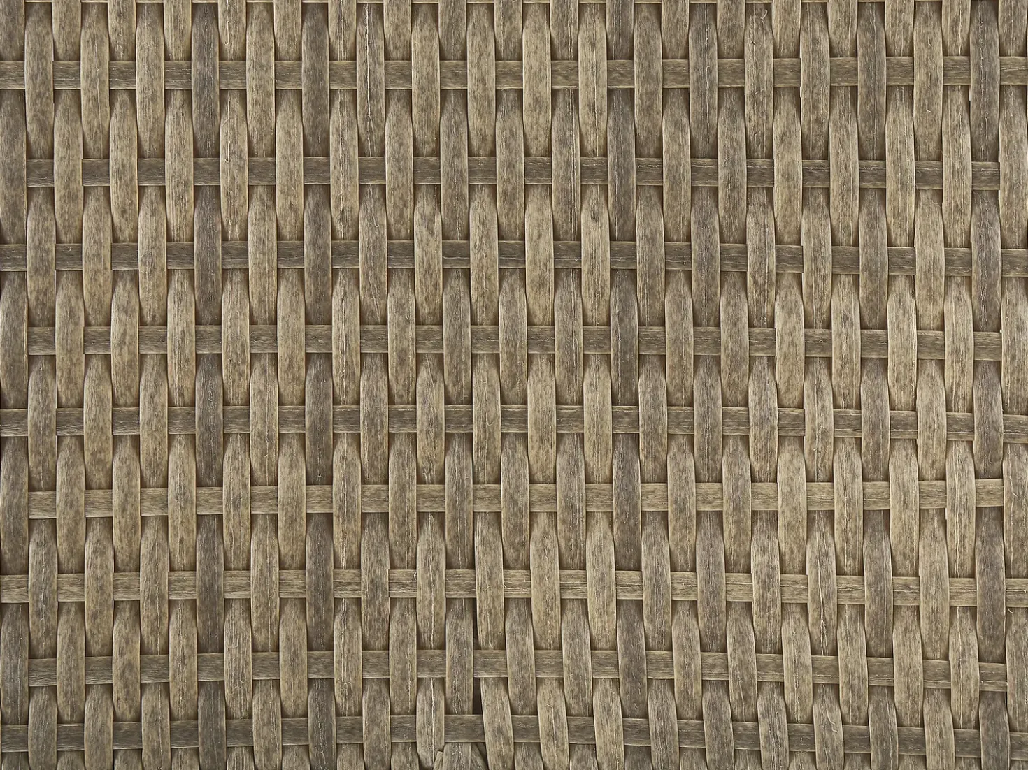 Set salotto da giardino con tavolo e pouf 5 posti FONTI con cuscini Rattan sintetico (PE) Marrone