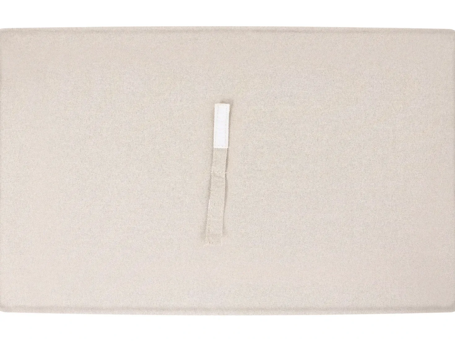 Set salotto da giardino con tavolo e pouf 2 posti NOCI Modulare Metallo Beige