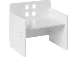 Set tavolo e sedie per bambini ELANORA Bianco Montessori