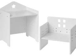 Set tavolo e sedie per bambini ELANORA Bianco Montessori