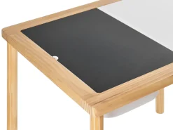 Set tavolo e sedie per bambini KEMPSEY Marrone chiaro Montessori con contenitore
