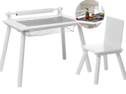 Set tavolo e sedie per bambini MOONTA Bianco