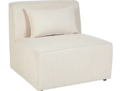 Sezione a 1 posto LEMVIG Velluto a coste Beige chiaro
