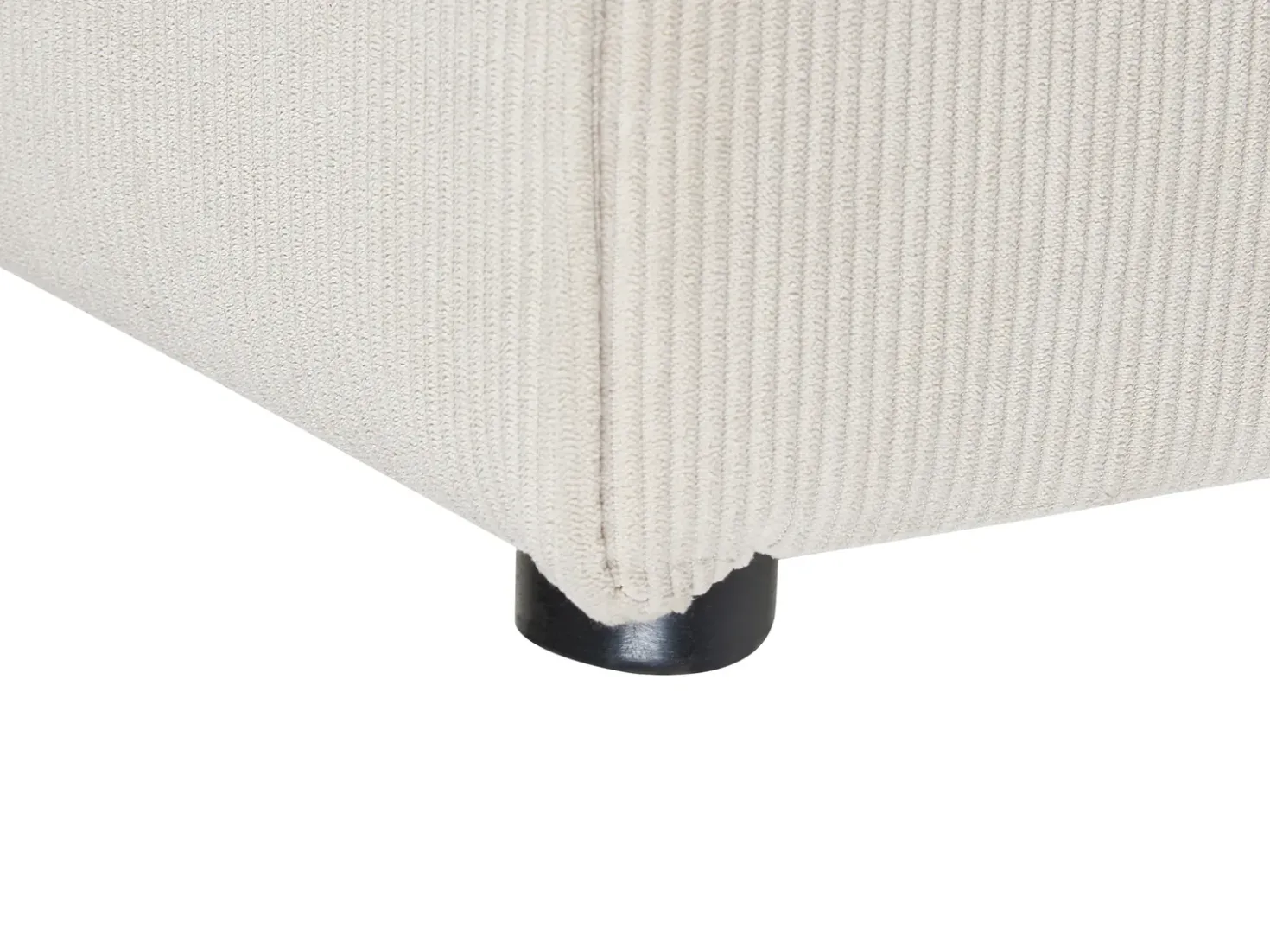 Sezione a 1 posto LEMVIG Velluto a coste Beige chiaro