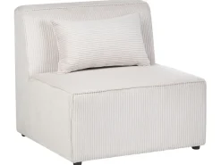 Sezione a 1 posto LEMVIG Velluto a coste Beige