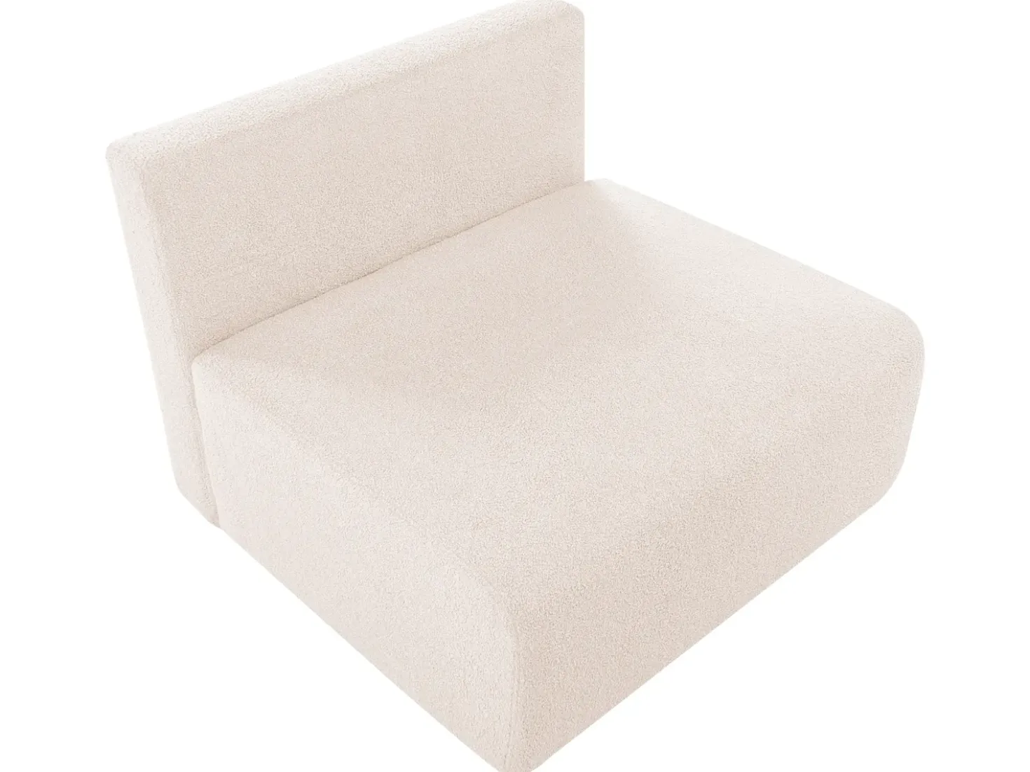 Sezione a 1 posto NERBO Bouclé Beige