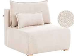 Sezione a 1 posto NERBO Bouclé Beige